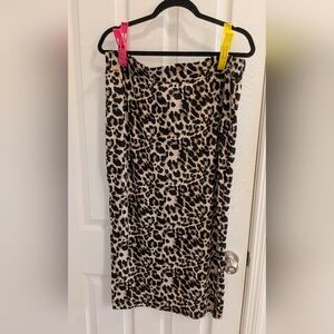 Shein Leopard skirt